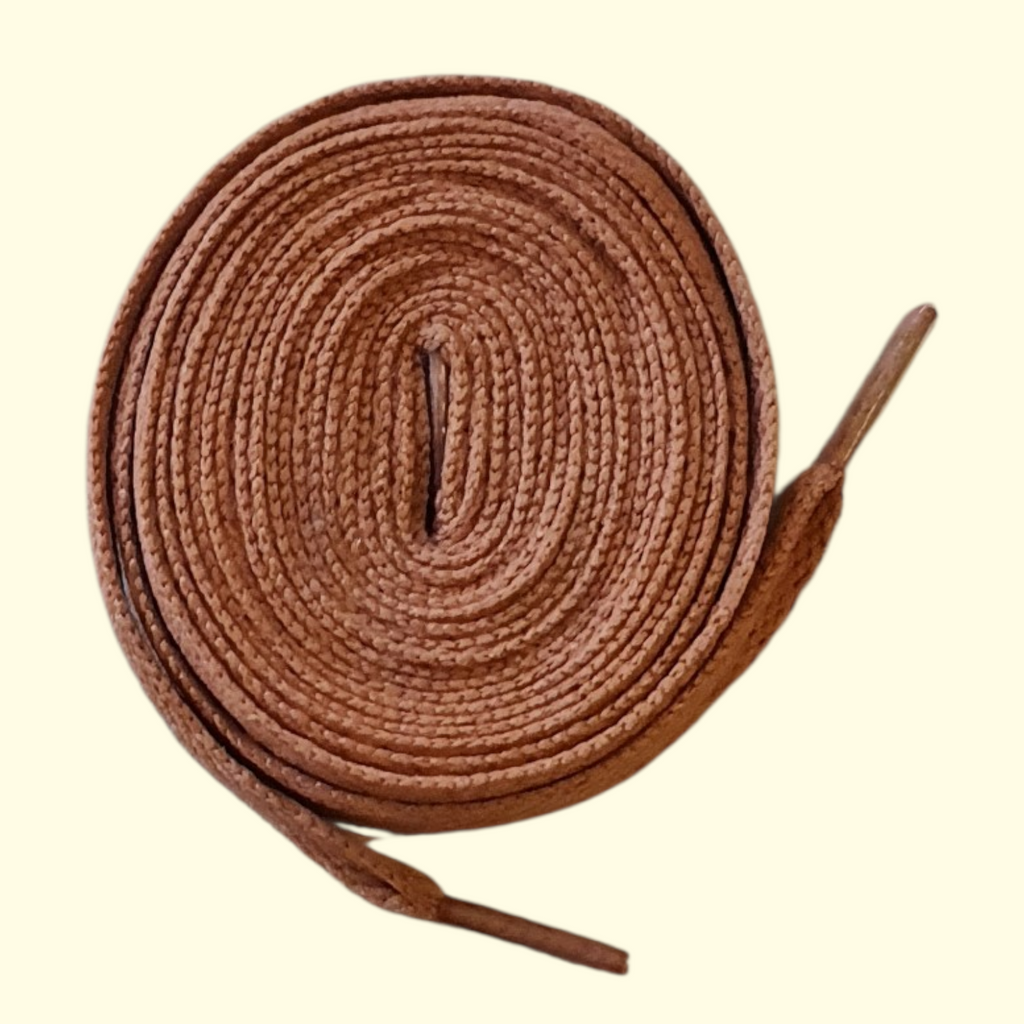 Flat Shoelaces 120cm Chestnut Brown