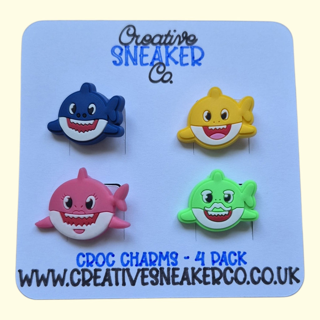 Baby Shark Crocs Charms x4