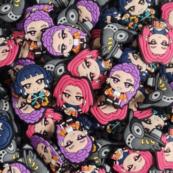 K-Pop Huntrix Crocs Charms 4 Pack