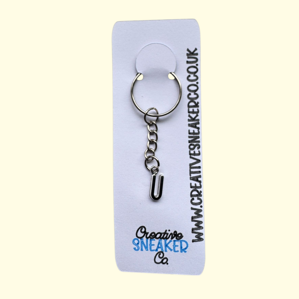 Letter U Keyring