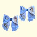 Bluey Mini Sailor Hair Bows x2