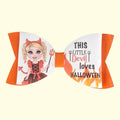Devil Loves Halloween Standard Hair Bow