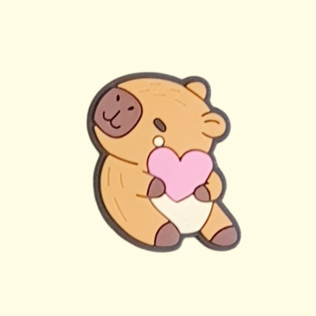 Capybara Crocs Charms x4