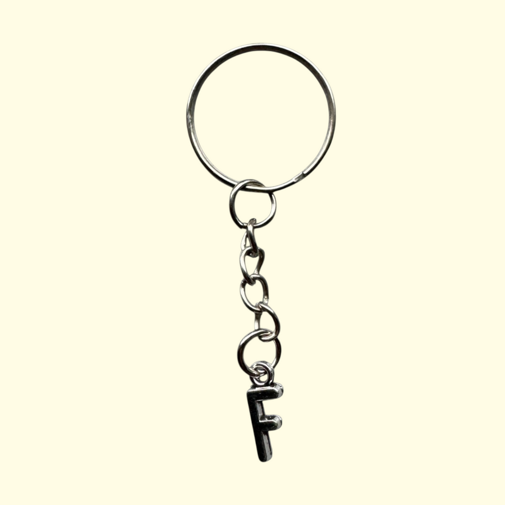 Letter F Keyring