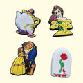 Princess Belle Crocs Charms x4