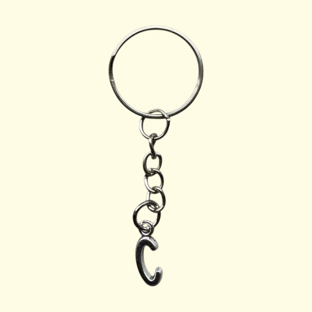Letter C Keyring