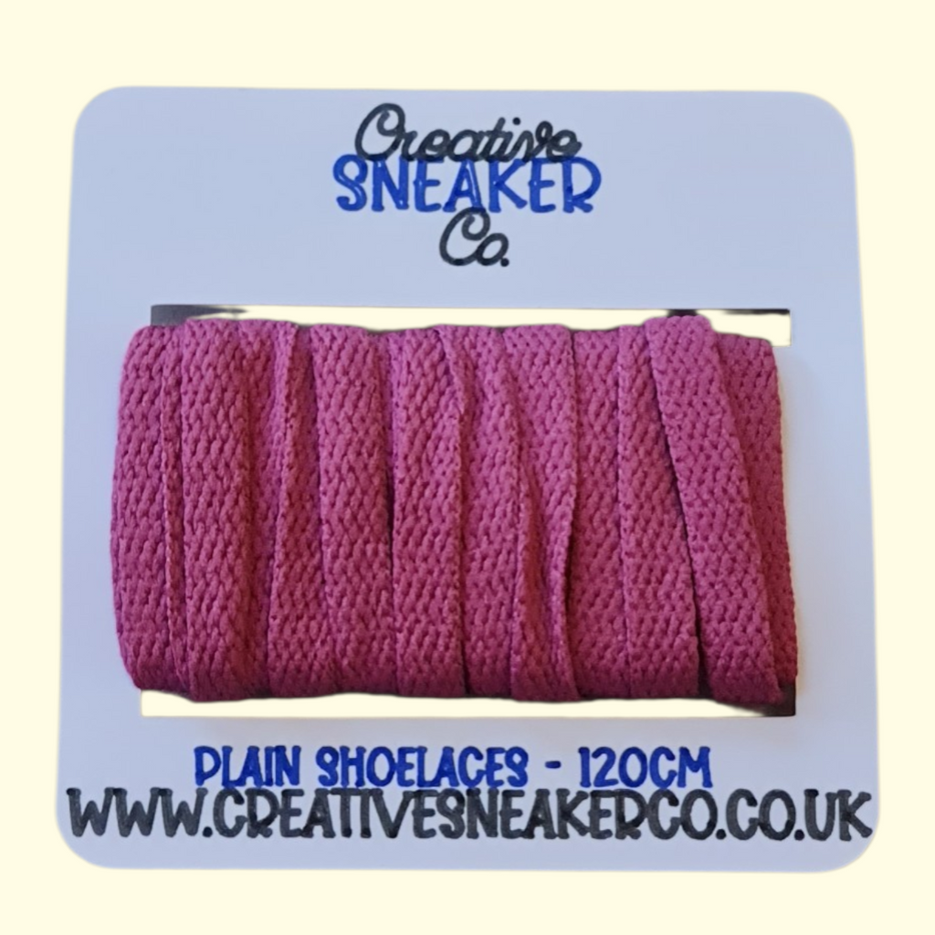 Flat Shoelaces 120cm Magenta