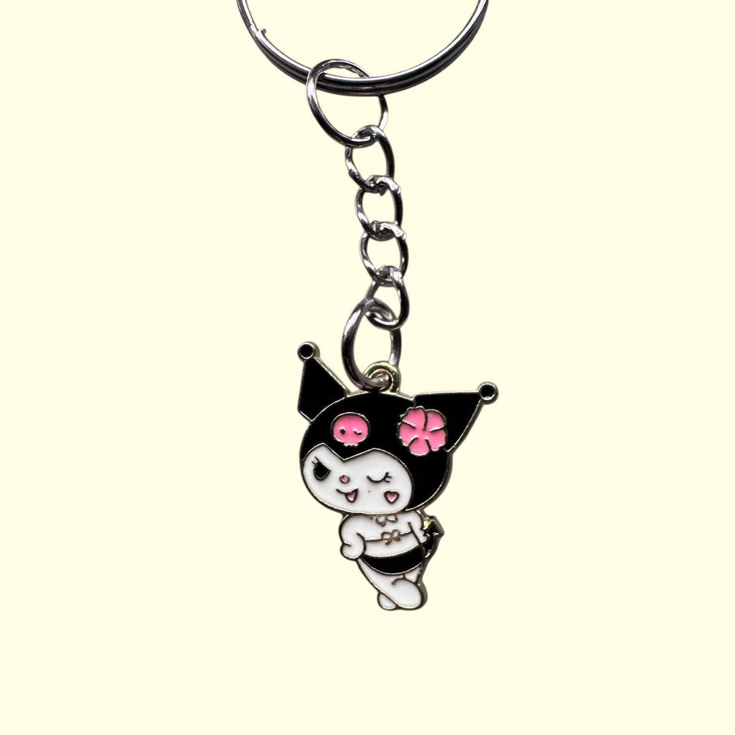 Kuromi Black Keyring