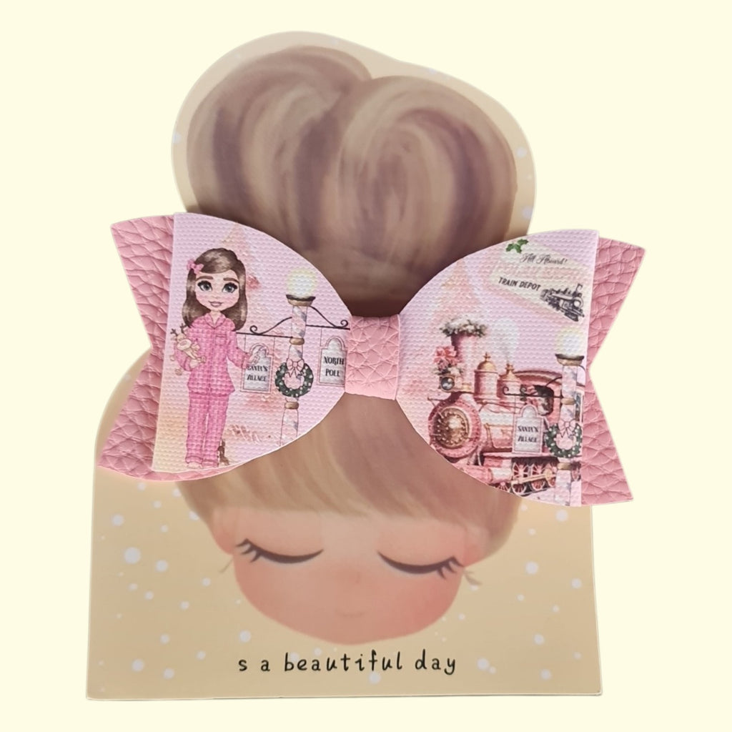 Polar Express Standard Hair Bow