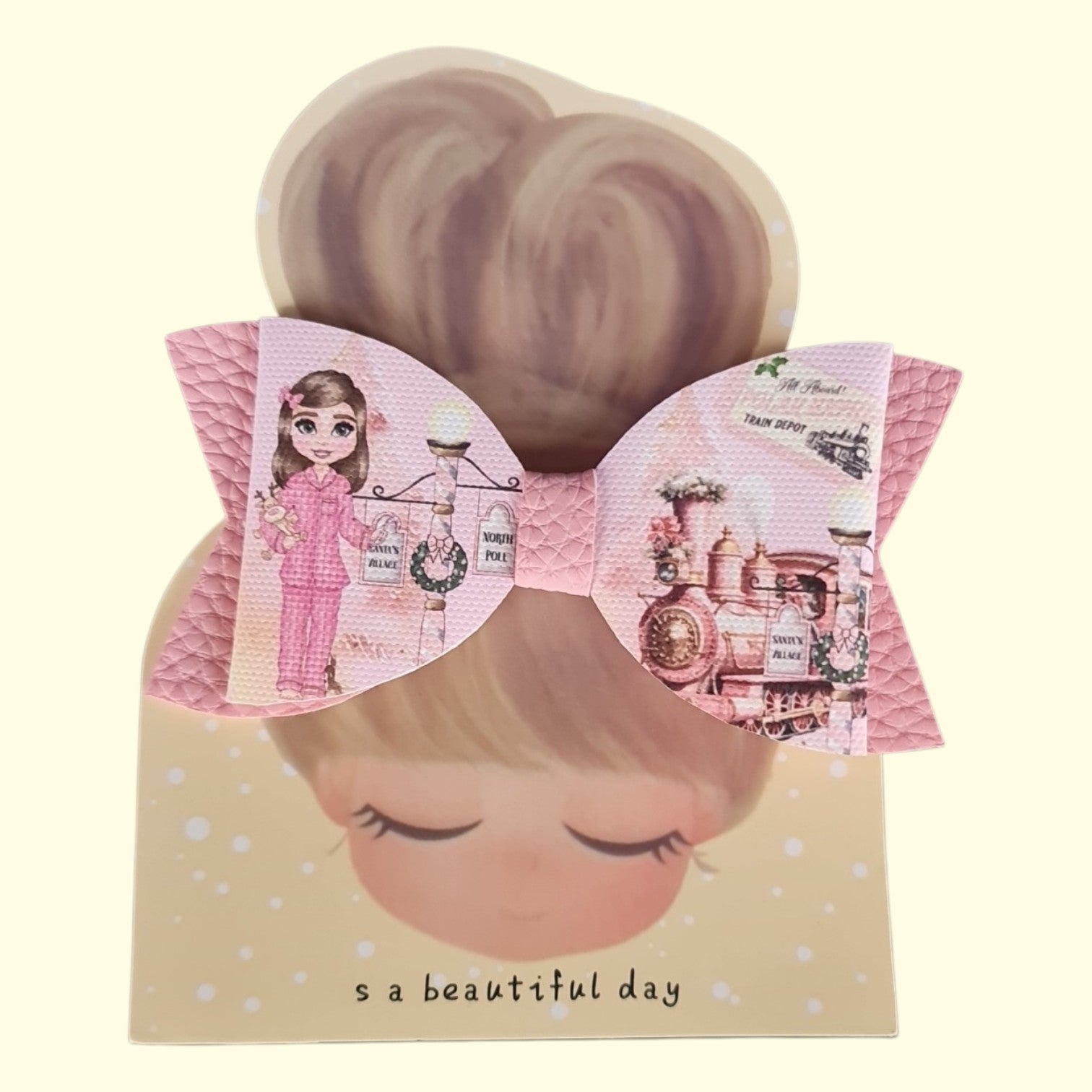 Polar Express Standard Hair Bow