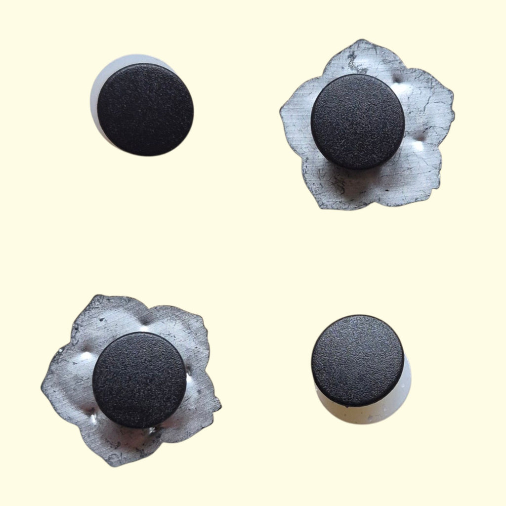 Gold Pearl Flower Crocs Charms x4