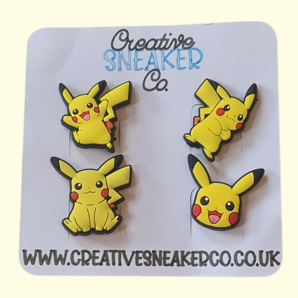 Pokemon Crocs Charms x4