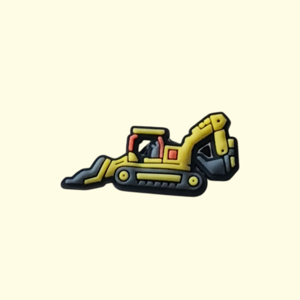 Construction Vehicles Crocs Charms x4