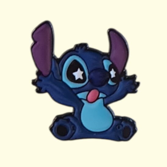 Stitch Stars Pin Badge