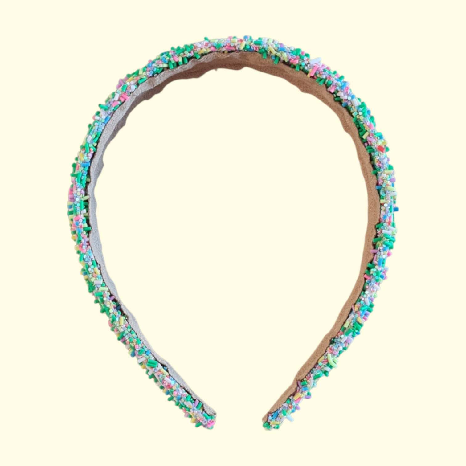 Hundreds and Thousands Green Headband