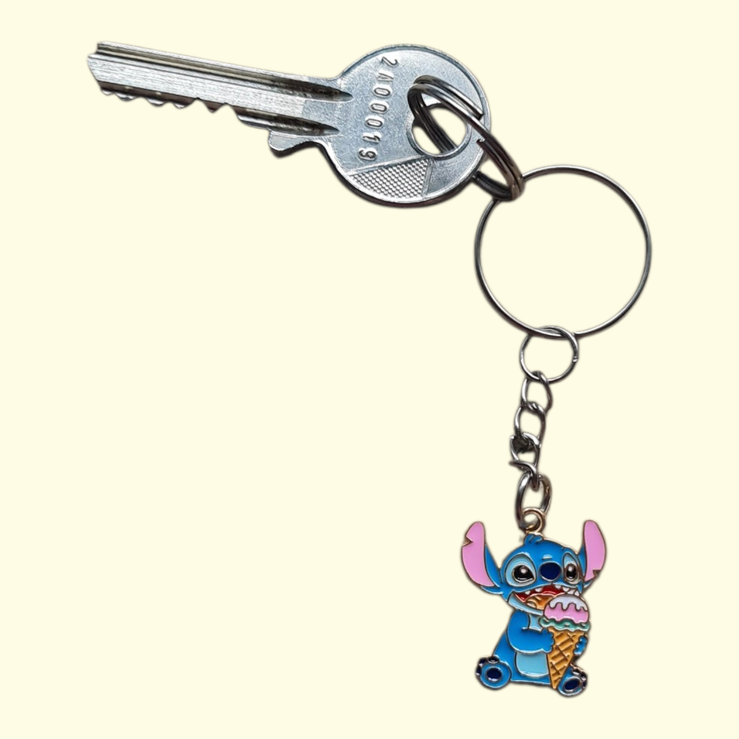 Stitch Ice Cream Keyring