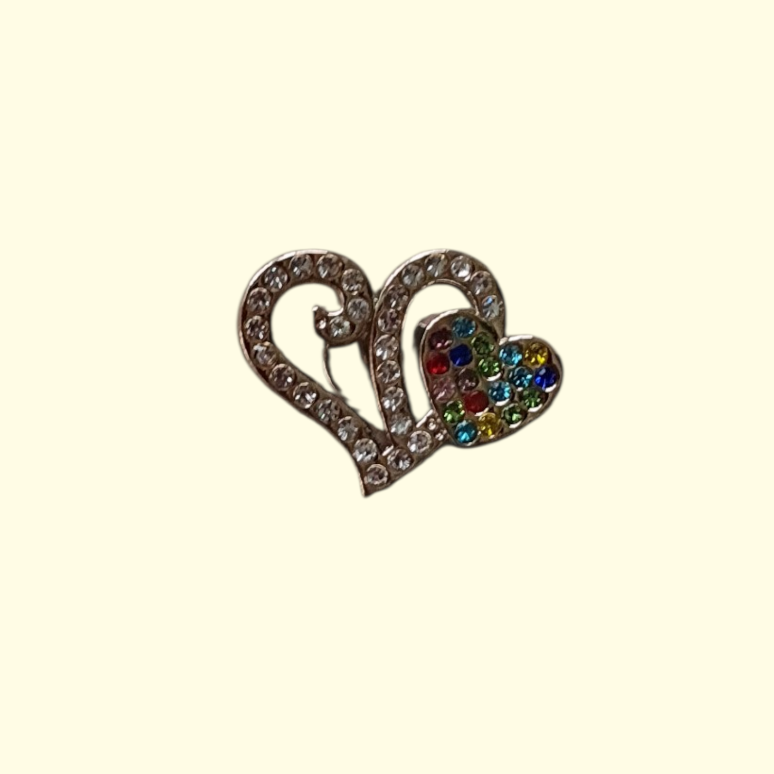 Gold Heart Crocs Charms x4