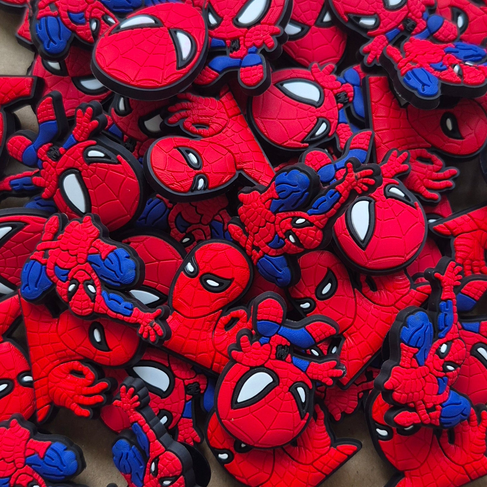 Spiderman Crocs Charms x4