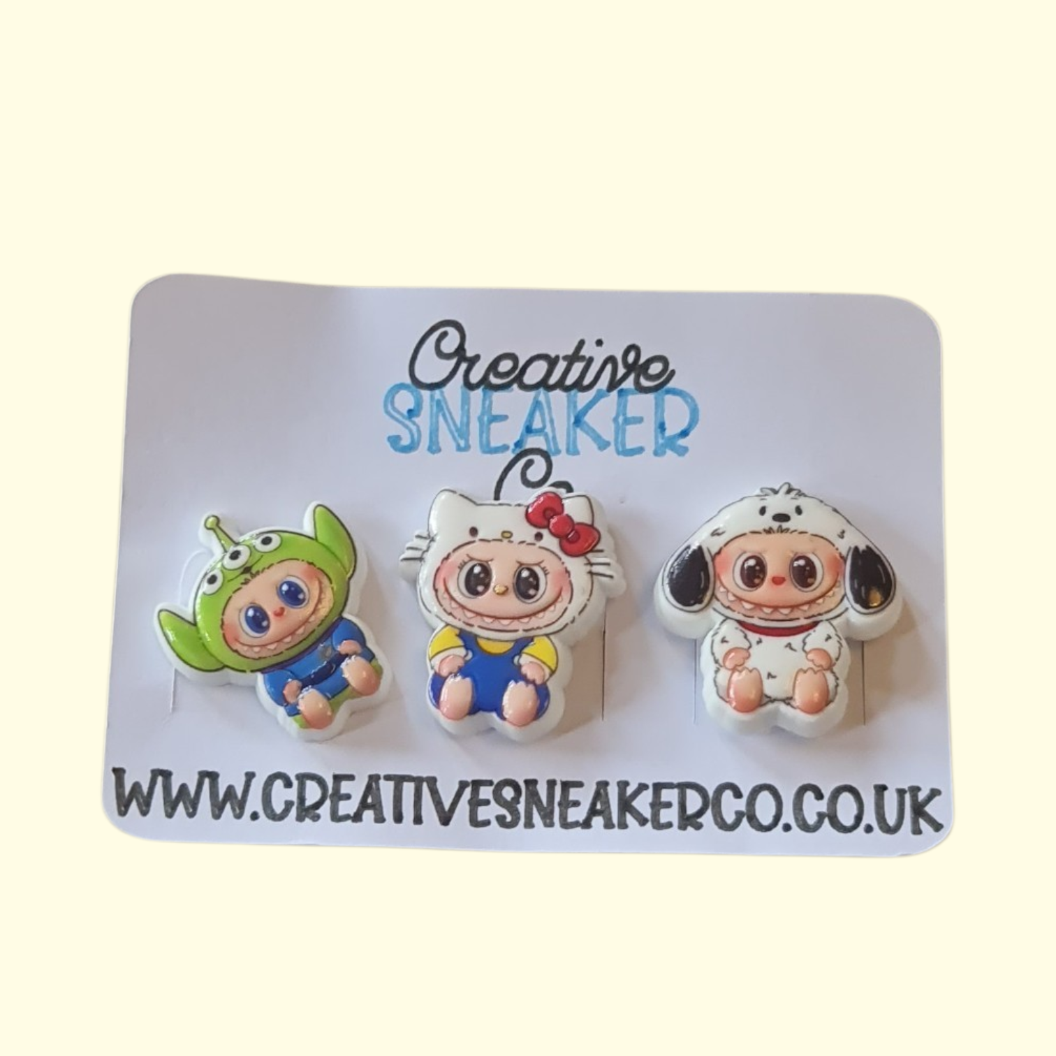 Labubu Crocs Charms x3