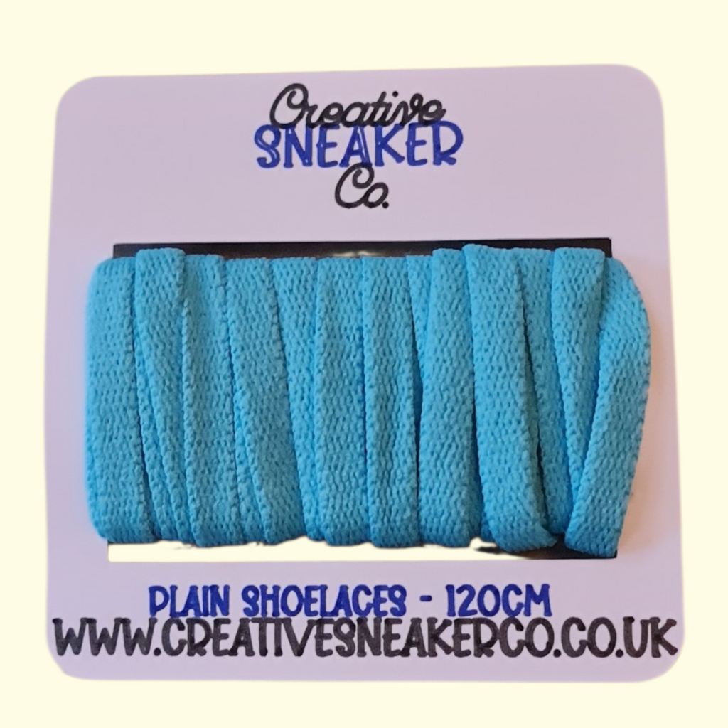 Flat Shoelaces 120cm Turquoise