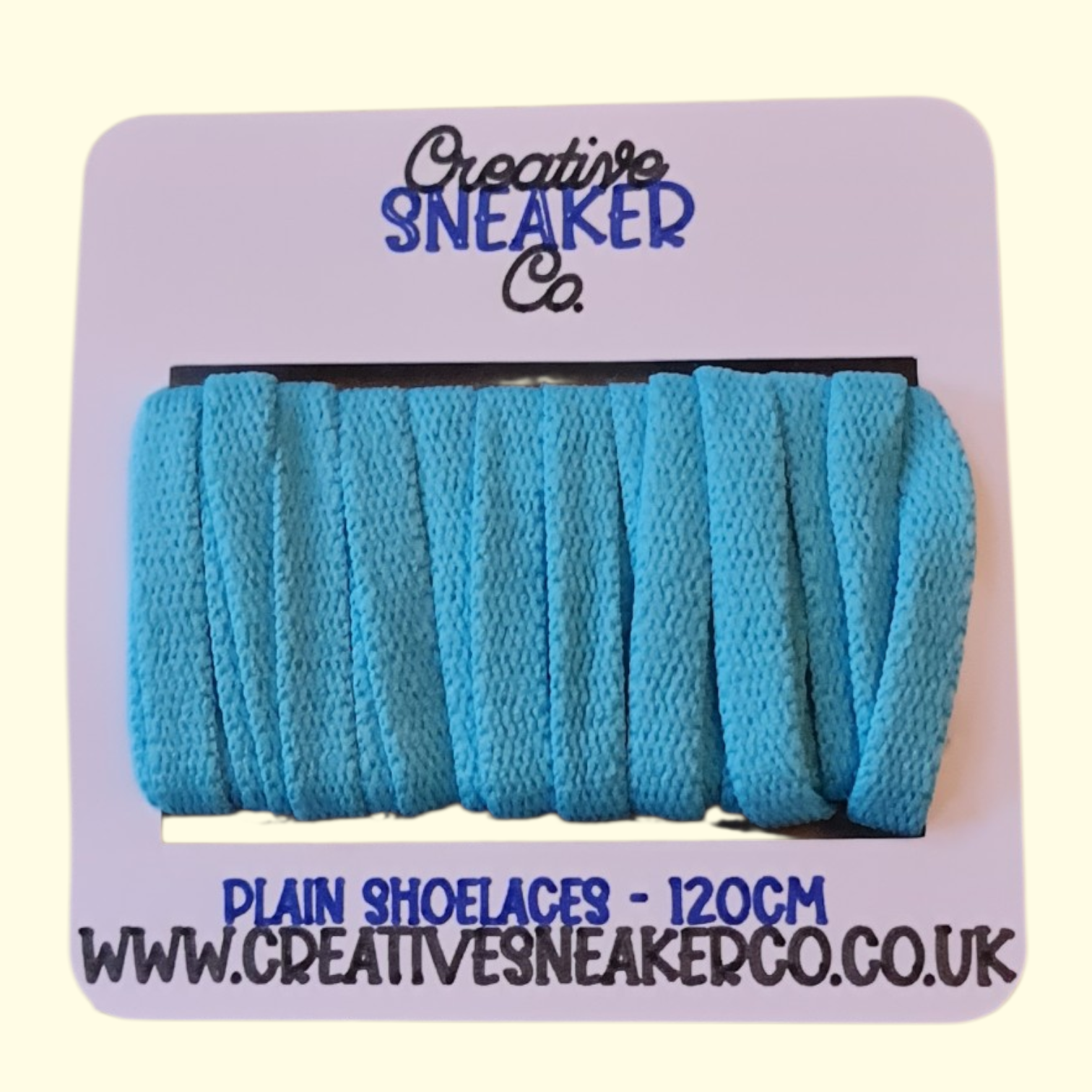 Flat Shoelaces 120cm Turquoise