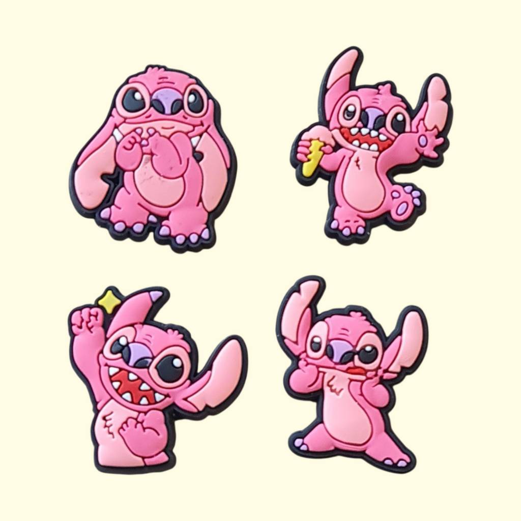 Stitch Angel Crocs Charms x4
