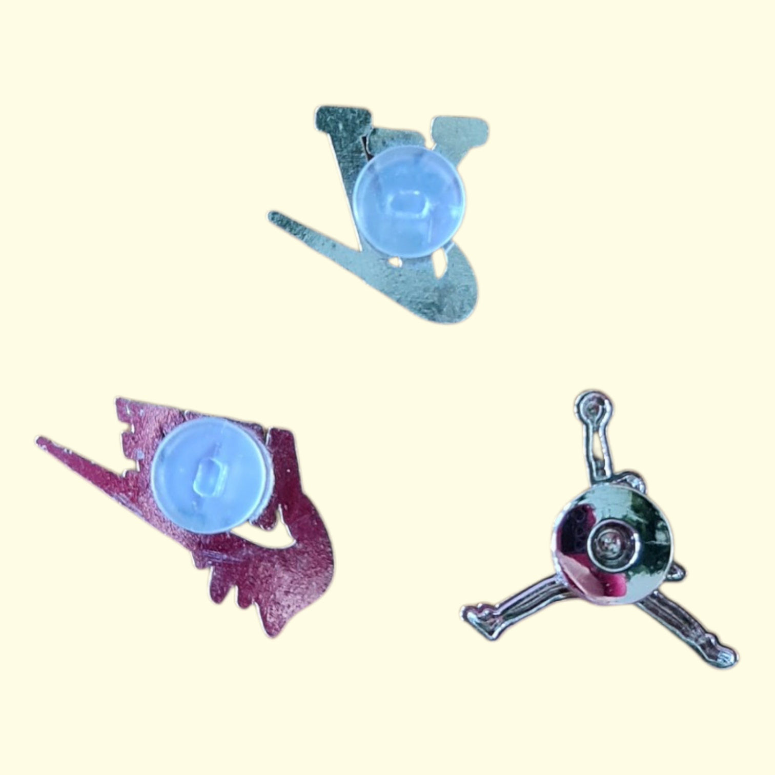 Silver Jumpman Bling Crocs Charms x3