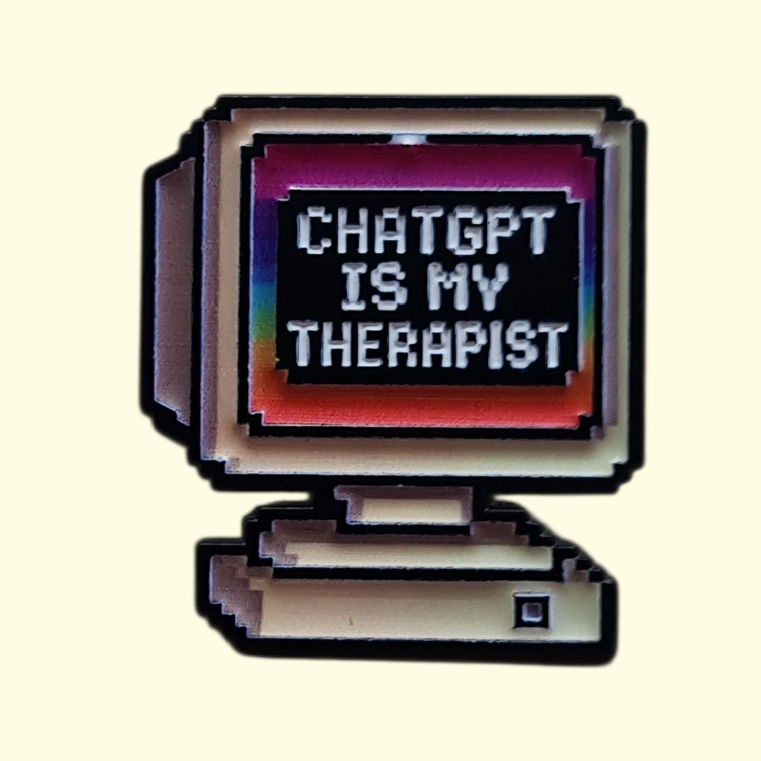 Quote Chat GPT Pin Badge
