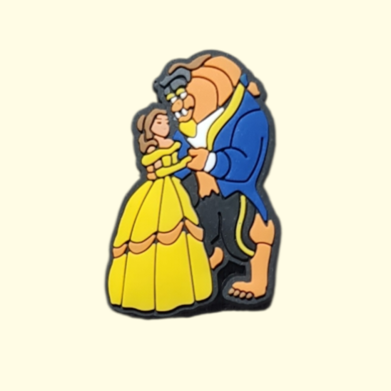 Princess Belle Crocs Charms x4