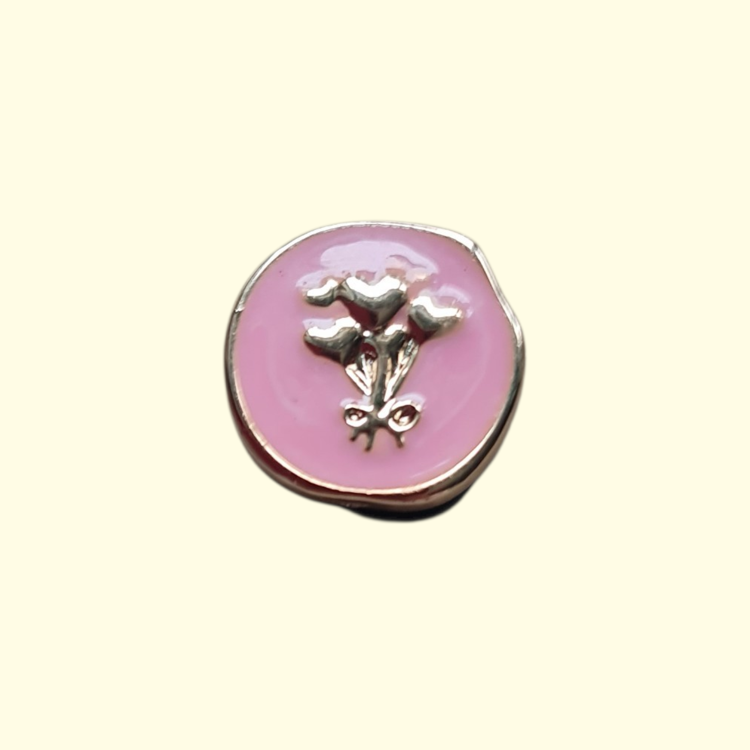 Pink Rose Bling Crocs Charms x4