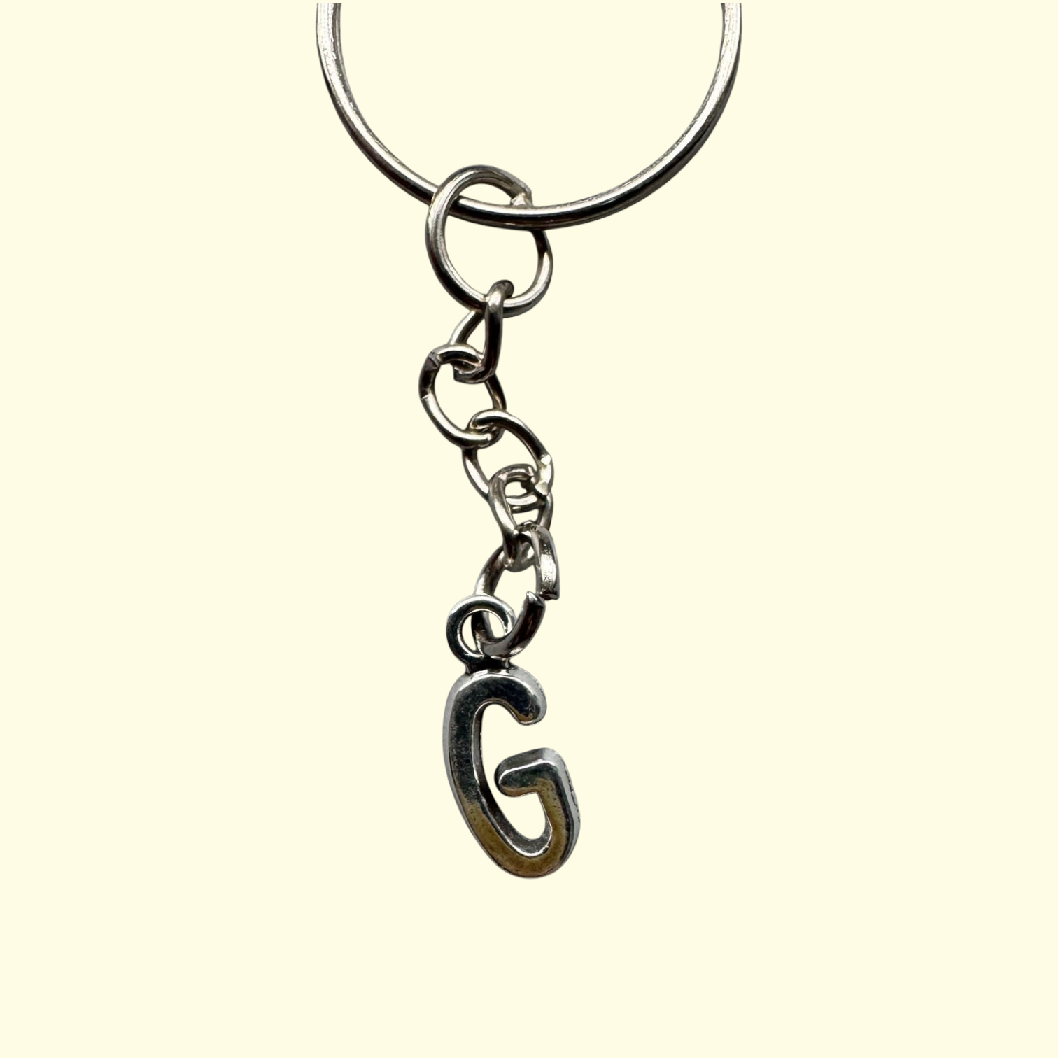 Letter G Keyring