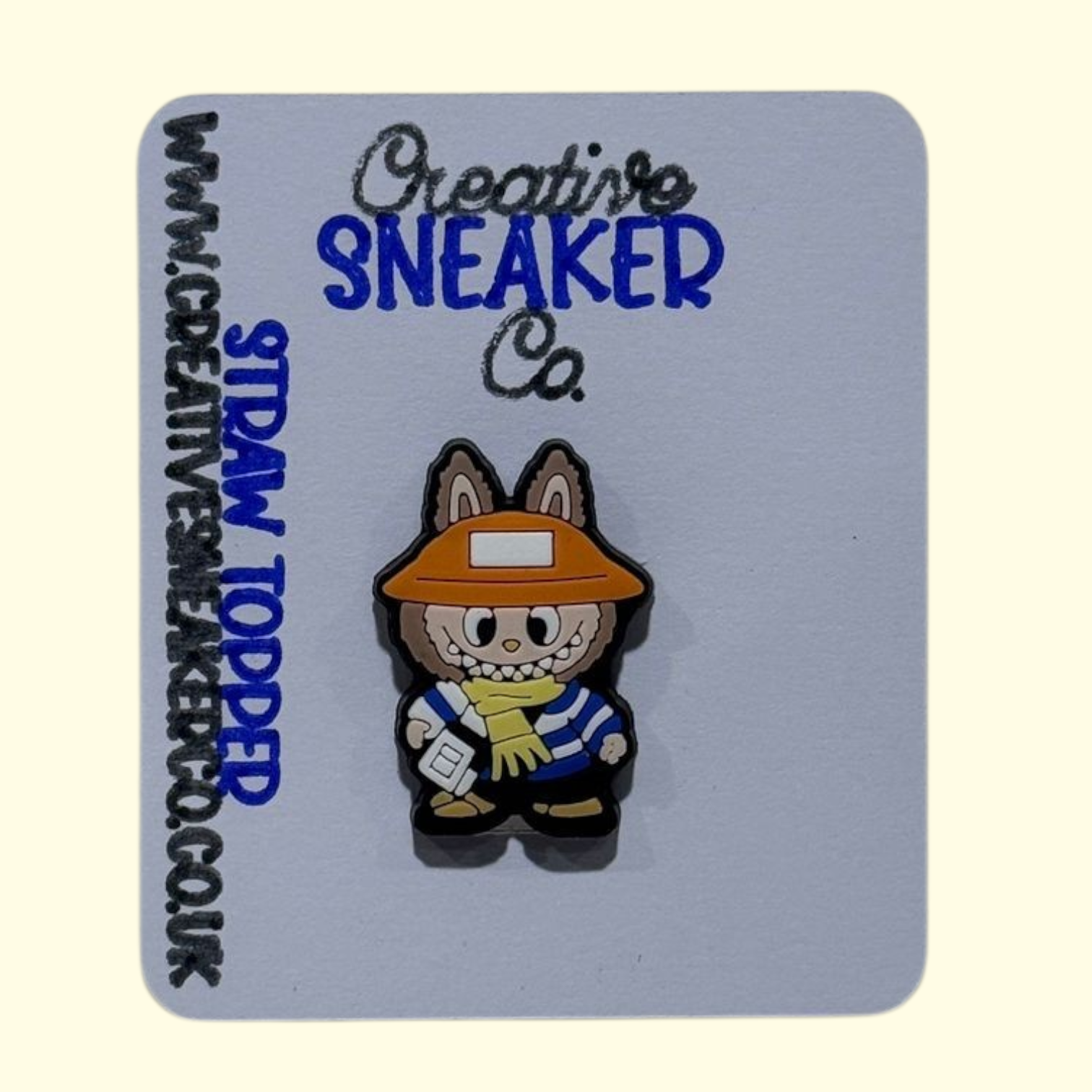 Labubu Farmer Straw Topper