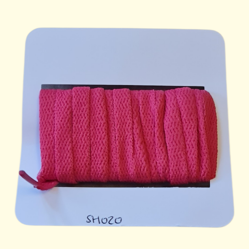 Flat Shoelaces 120cm Fuchsia