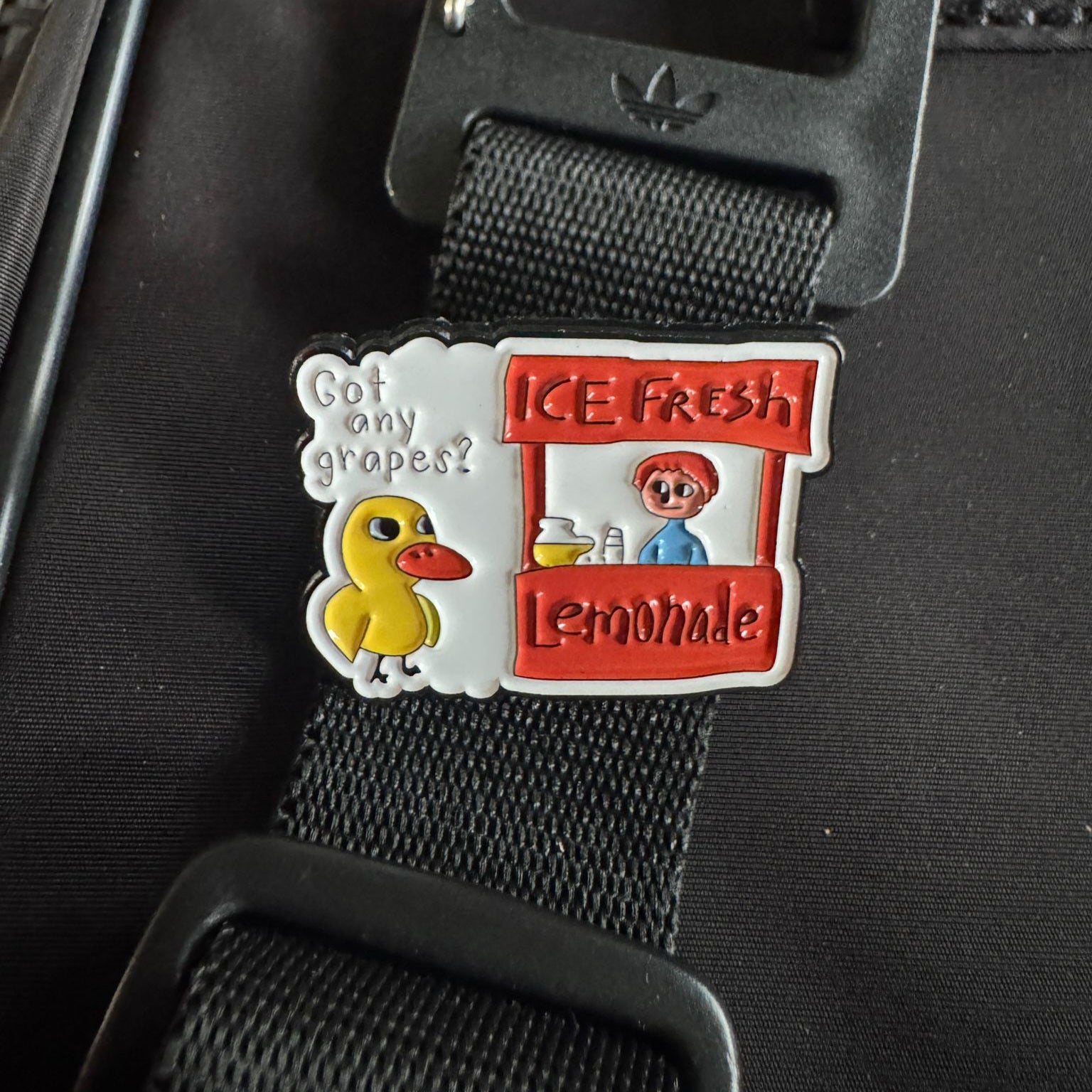 Duck Lemonade Stand Pin Badge