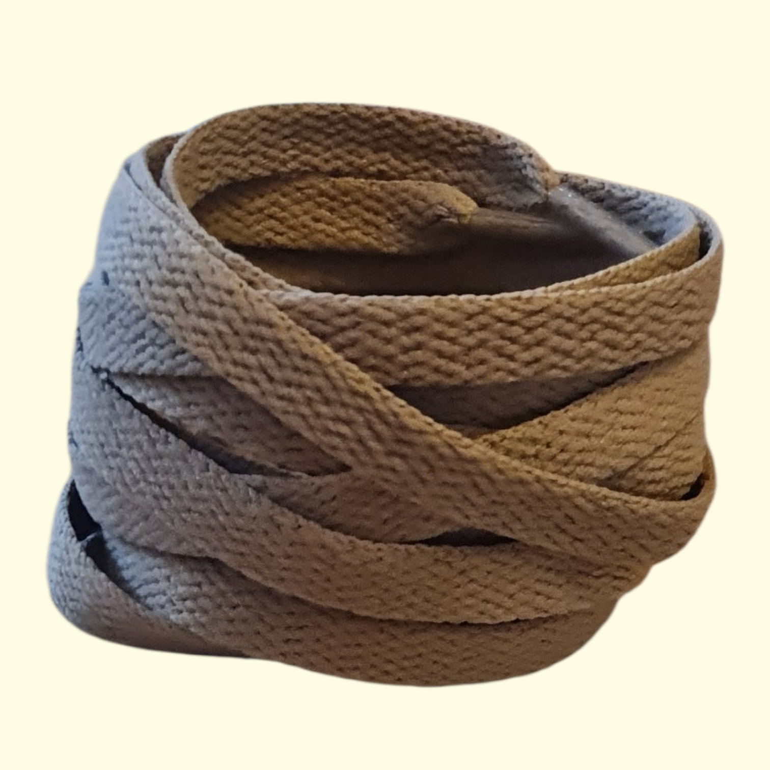 Flat Shoelaces 120cm Beige