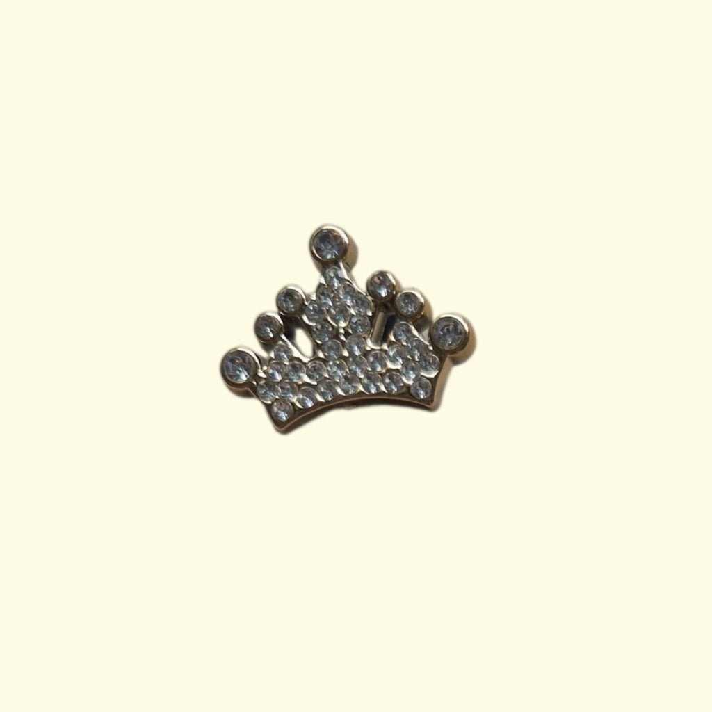 Gold Bling Tiara Crocs Charms x4