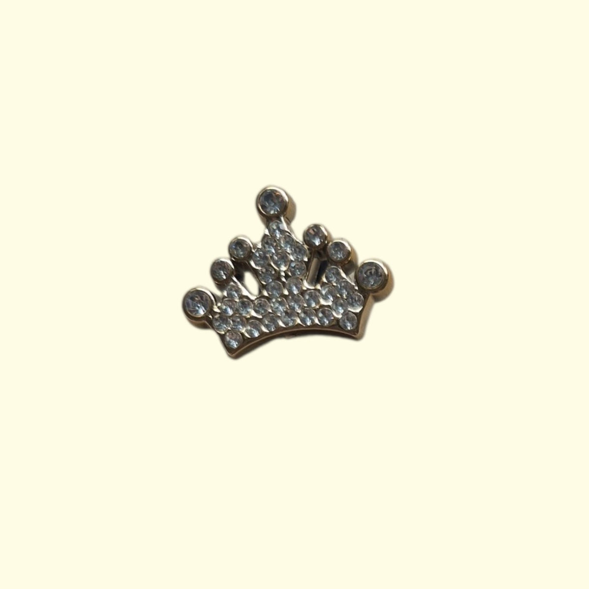 Gold Bling Tiara Crocs Charms x4