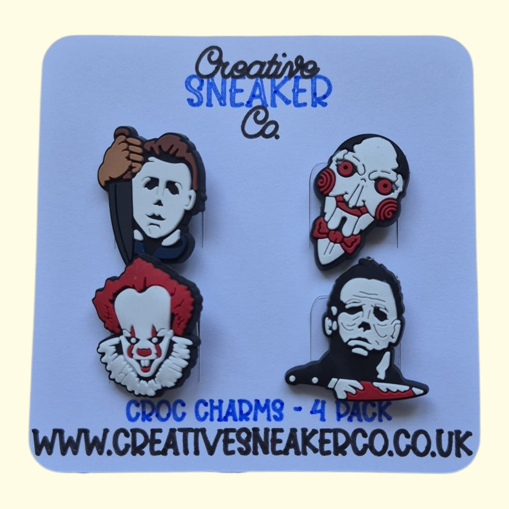 Horror Characters Crocs Charms x4