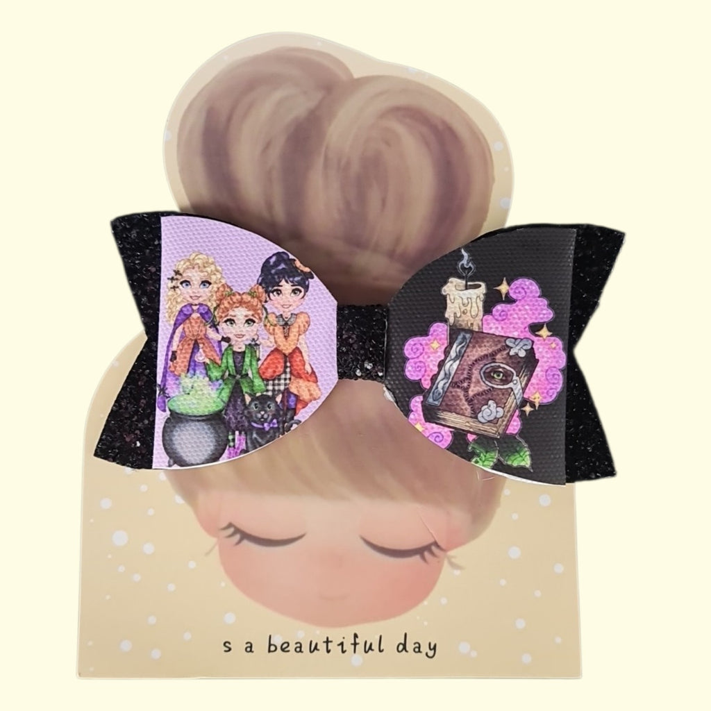 Hocus Pocus Halloween Standard Hair Bow