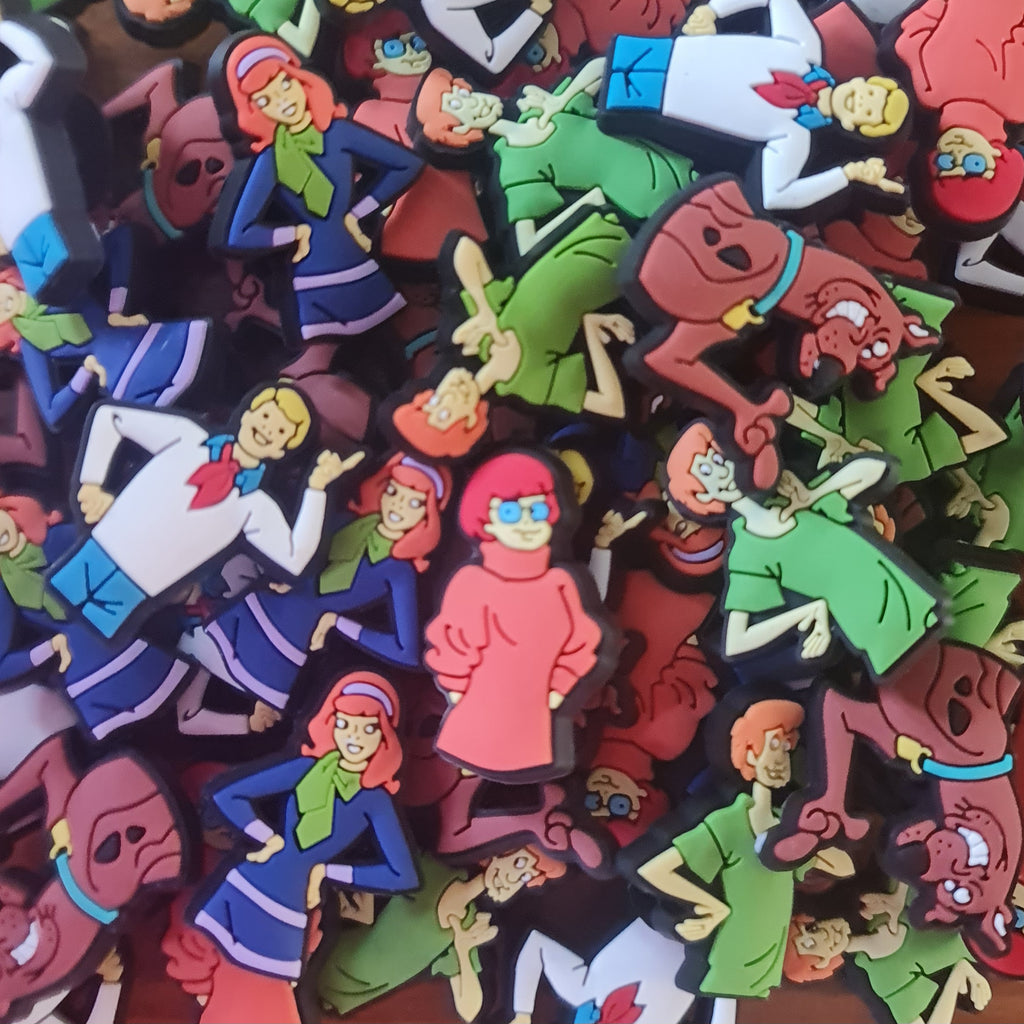 Scooby Doo Crocs Charms x5