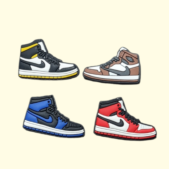 Jordan 1 Crocs Charms x4