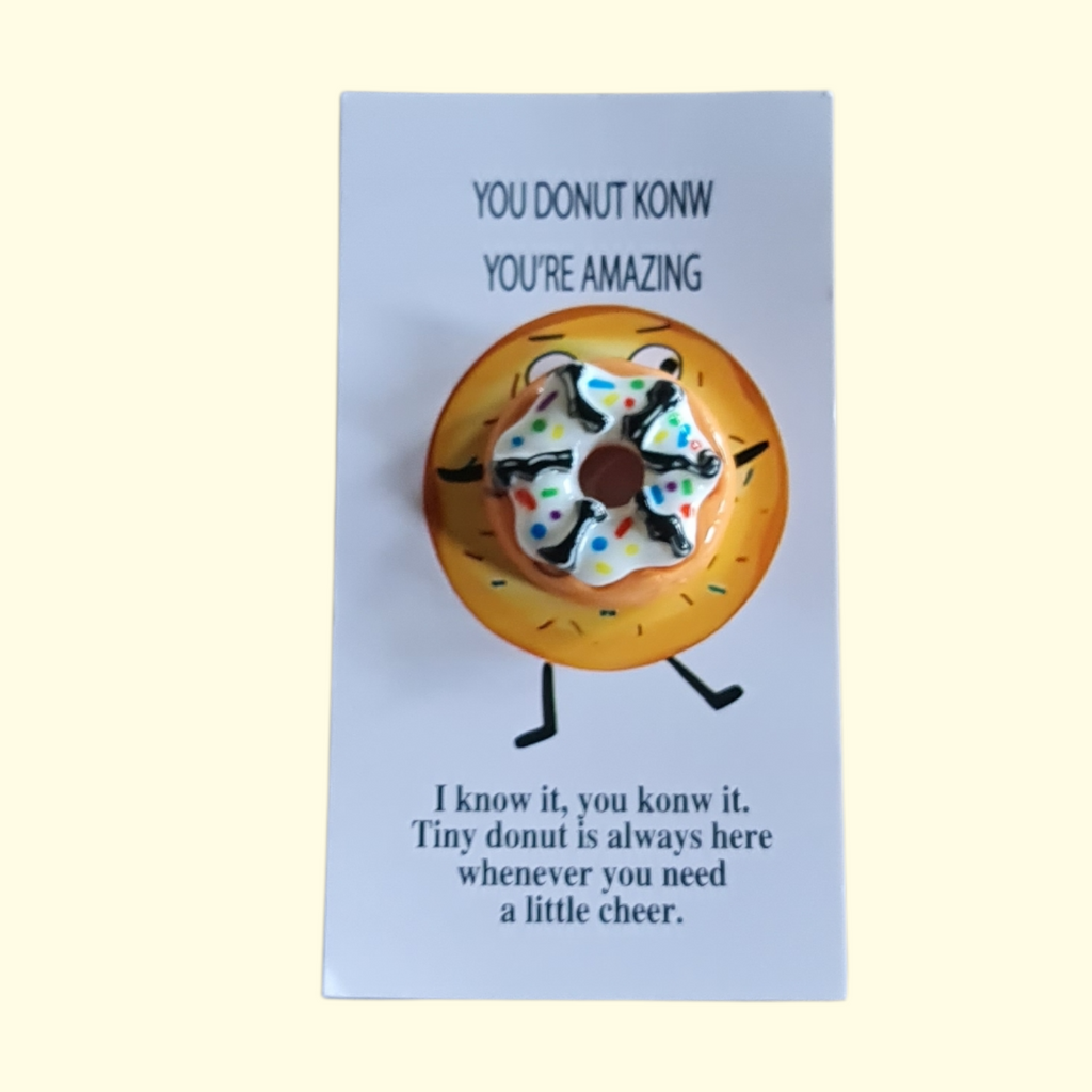 Donut White Pocket Hug