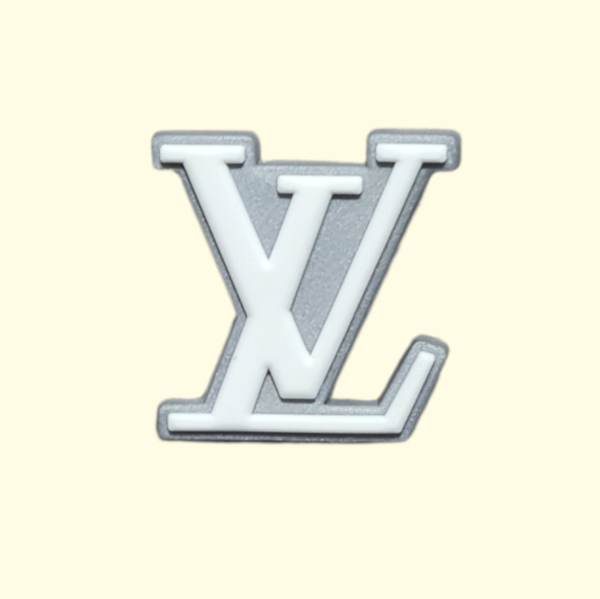 Grey Designers Crocs Charms x4