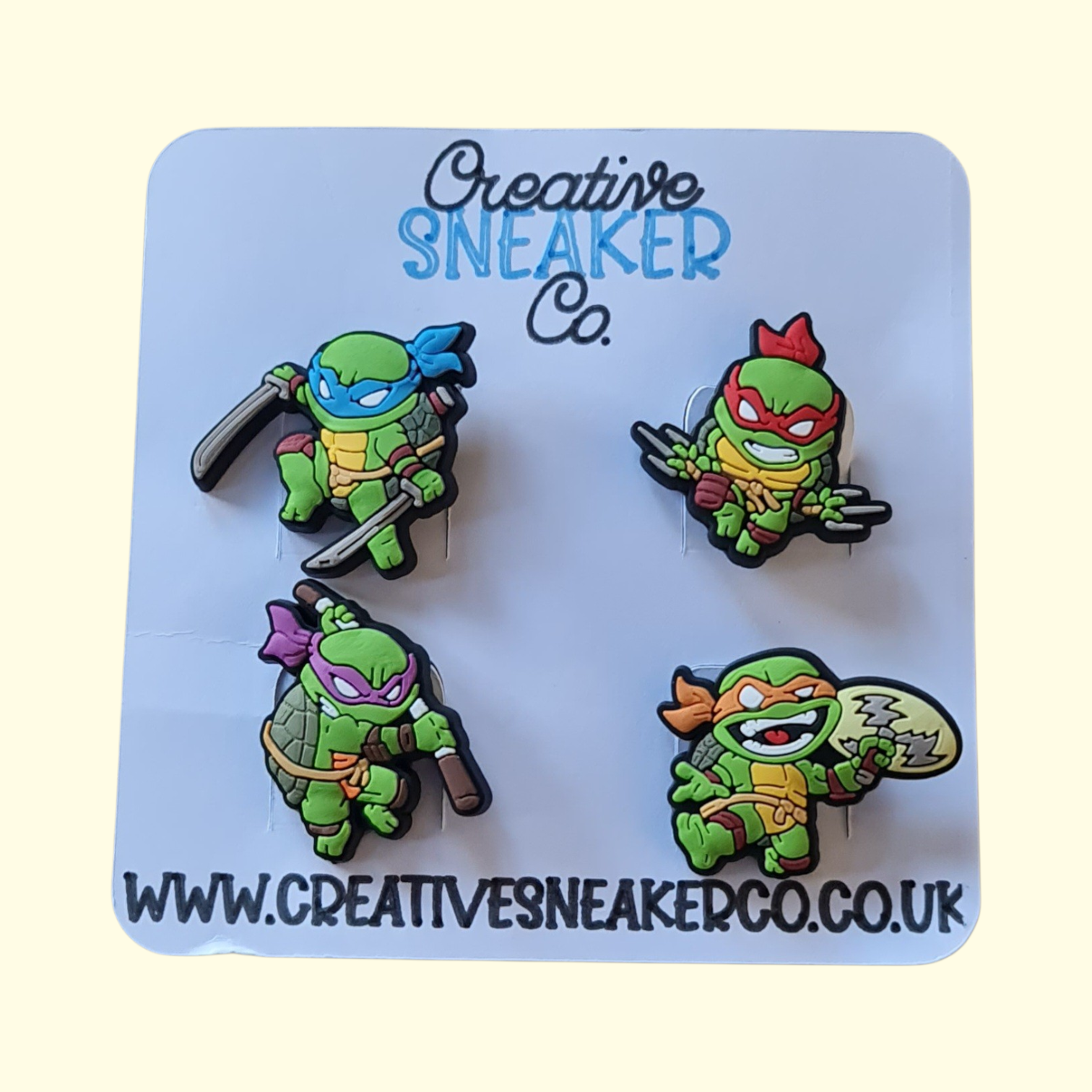 Teenage Mutant Ninja Turtles Crocs Charms x4
