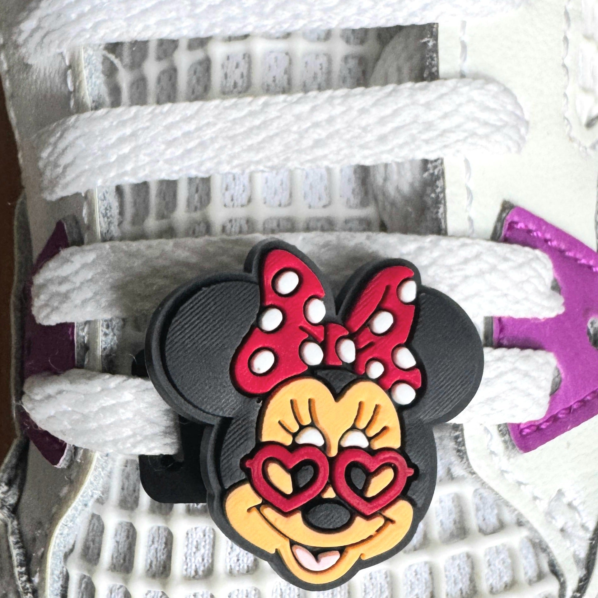 Charm Tag Black Shoelace Charms