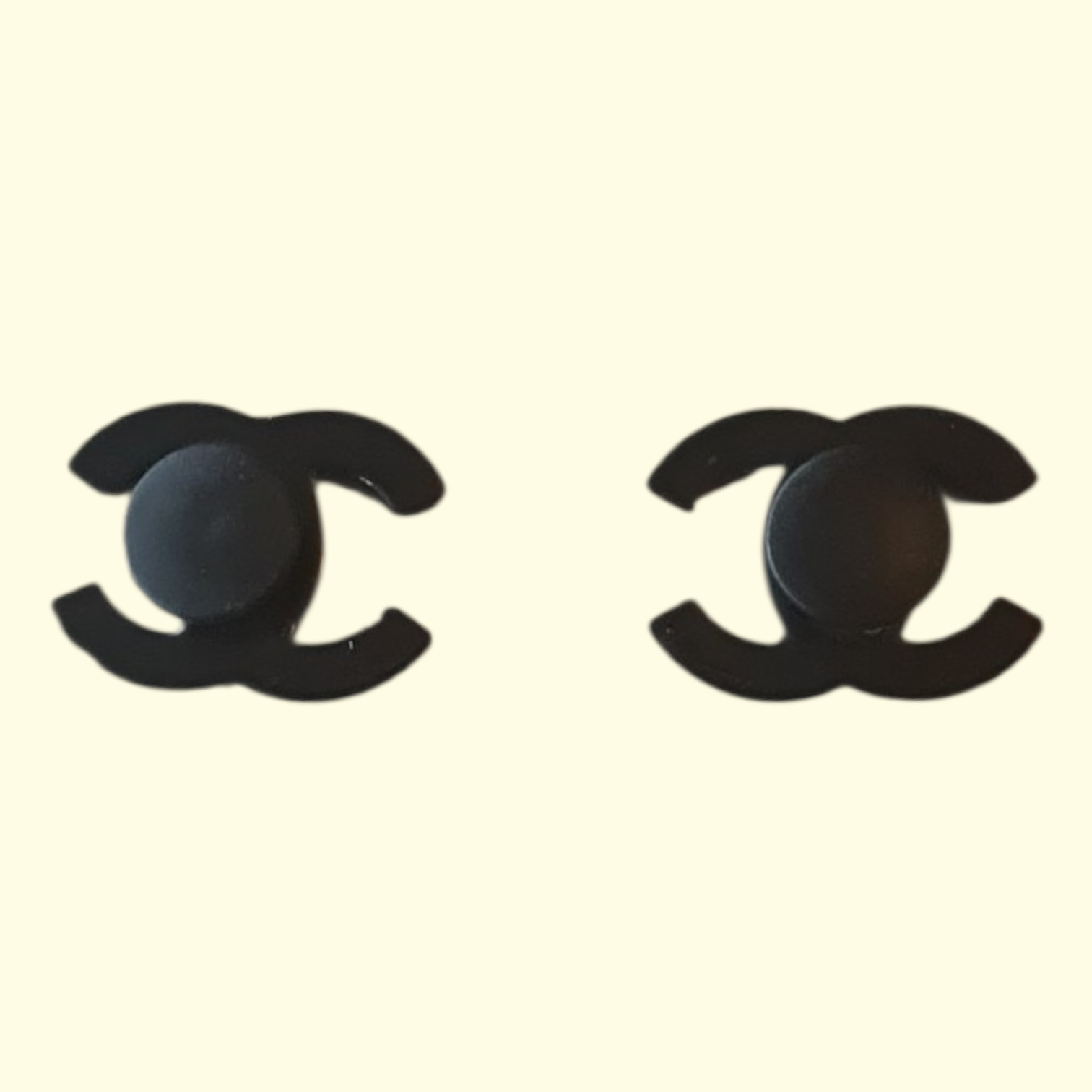 Designers Black Crocs Charms x2