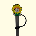 Labubu Sunflower Straw Topper