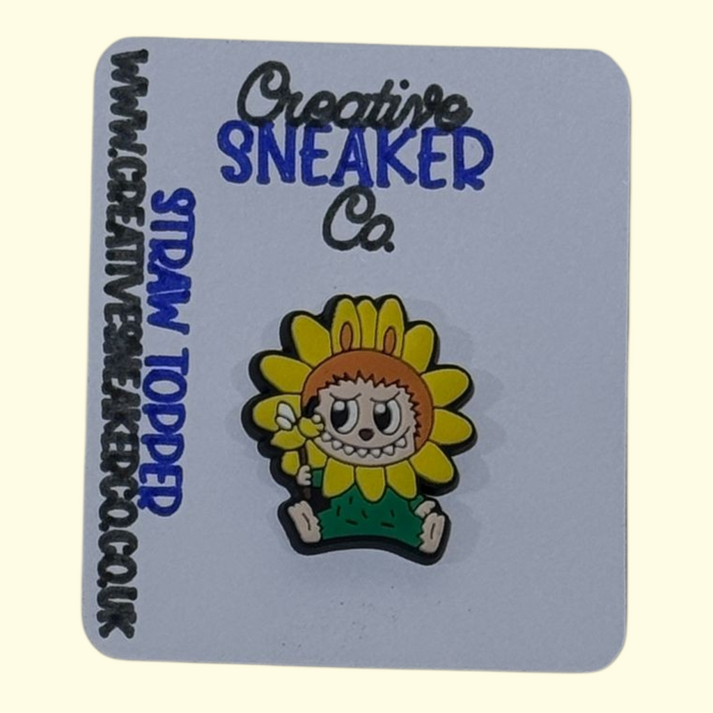 Labubu Sunflower Straw Topper