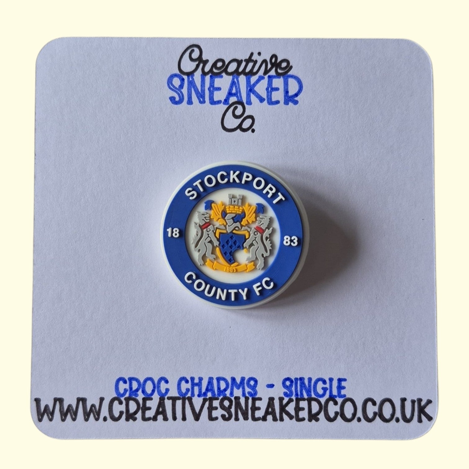Stockport County Football Club Crocs Charm x1
