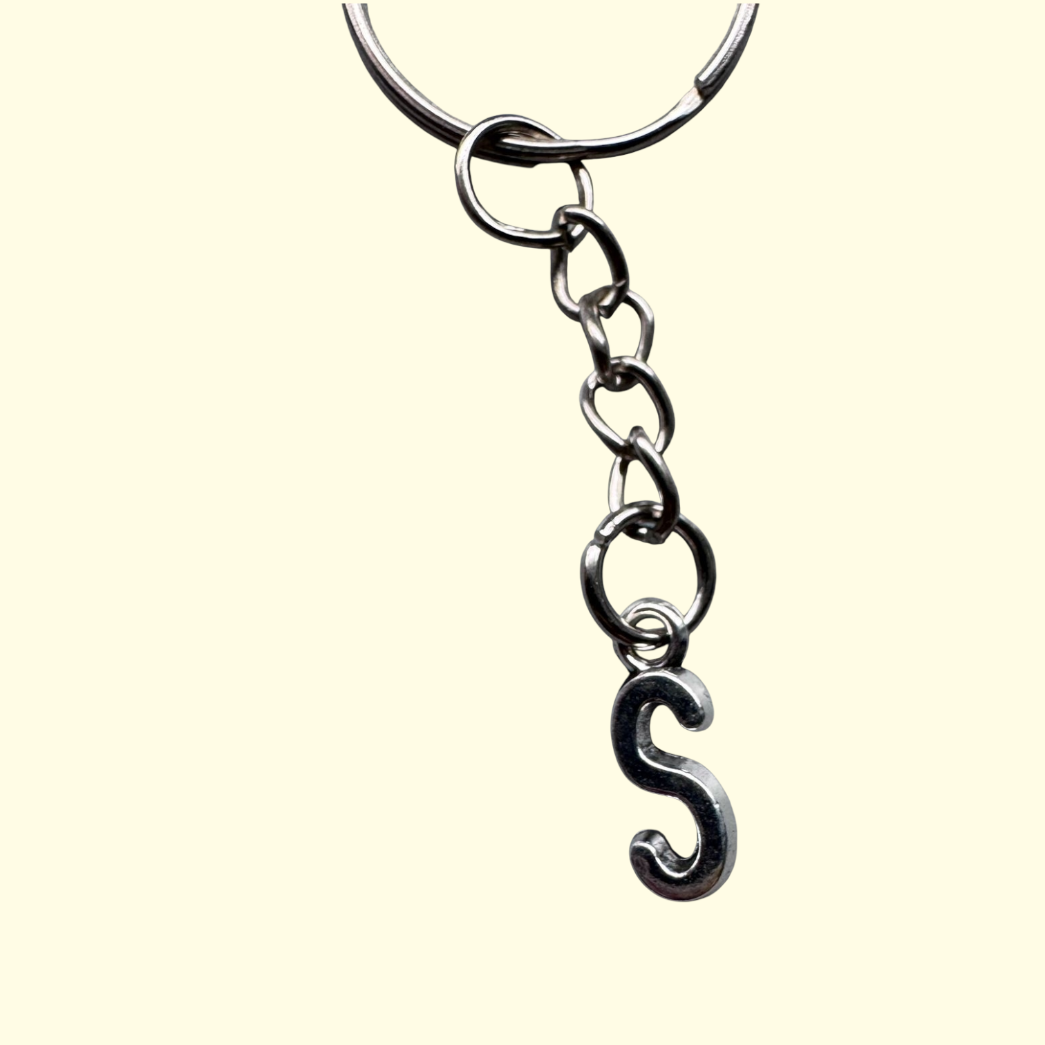 Letter S Keyring